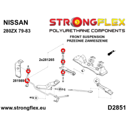 Front anti roll bar link bush