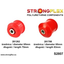 Front lower radius arm to chassis bush