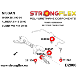 Front anti roll bar bush