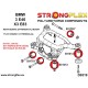 Silentblocks Strongflex diferencial trasero BMW e46