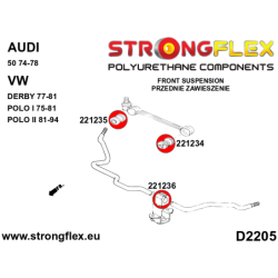 Front anti roll bar bush