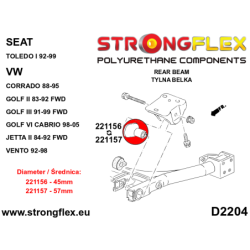 Rear subframe bush 45mm SPORT