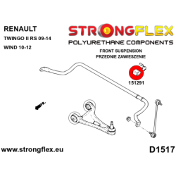 Front anti roll bar bush