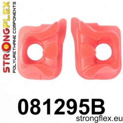 Engine front mount inserts