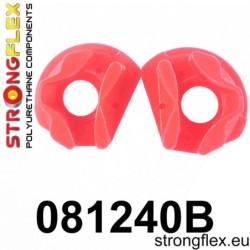 Engine rear mount inserts