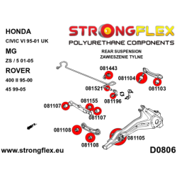 Rear lower shock mounting bush version 5d SPORT