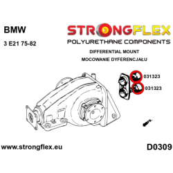 Rear diff mounting bush