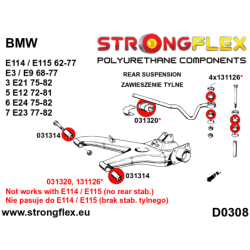Front / rear anti roll bar bush SPORT