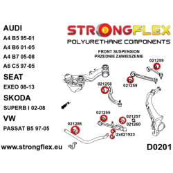 Front lower wishbone - rear bush SPORT