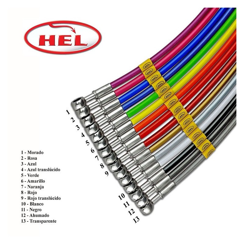 kit de 6 latiguillos hel de sustitución