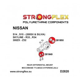 Kit Strongflex Differencial Trasero Nissan S14