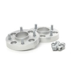 JUEGO 2 SEPARADORES 25 MM DRM DOBLE CENTRAJE DOBLE FIJACION H&R  (INCLUYE TORNILLERIA