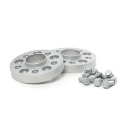 JUEGO 2 SEPARADORES NEGROS 35 MM ADAPTADORES DRA DOBLE CENTRAJE DOBLE FIJACION H&R  (