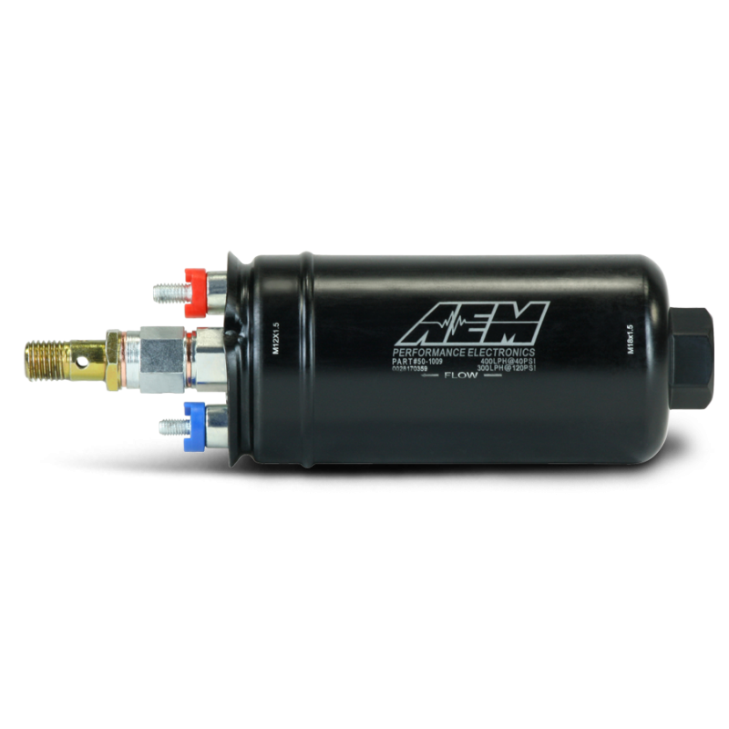 AEM Universal 400 Lph Fuel Pump - Metric Fittings