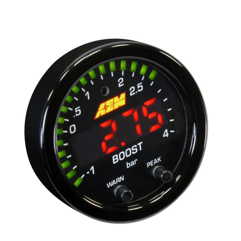 AEM X-Series Boost Pressure Gauge - 4 bar