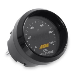 AEM Classic Oil/Fuel Pressure Gauge - 100 psi