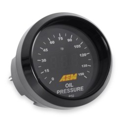 AEM Classic Oil Pressure Gauge - 150 psi