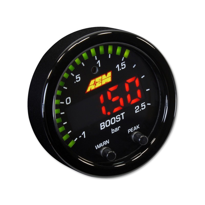 AEM X-Series Boost Pressure Gauge - 2.5 bar