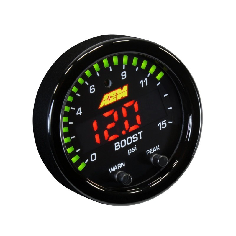 AEM X-Series Boost/Fuel Pressure Gauge