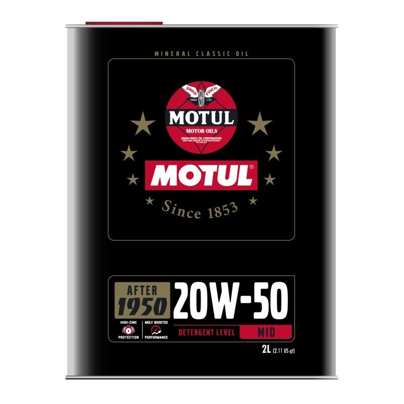 Motul Classic 20W50 - Historique Engine Oil (2L)