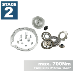 STAGE 2 BMW M70 - BMW M57N HGD JGA - 228mm / 8.98