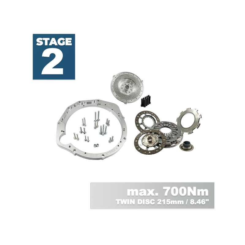 STAGE 2 BMW M70 - BMW M57N HGD JGA - 228mm / 8.98