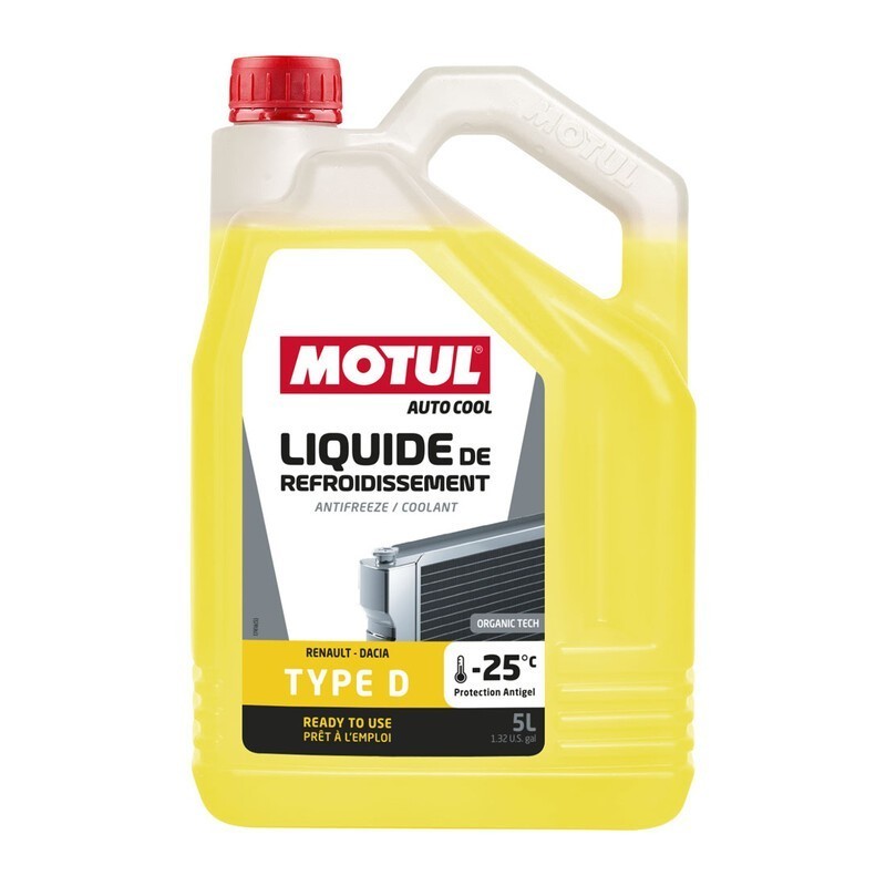 Motul Auto Cool Type D -25°C Coolant (Renault, Dacia) 5L