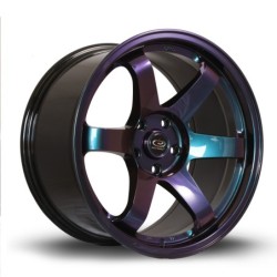 Rota Grid 18x9.5" 5x100 ET38, Chrome / Titanium