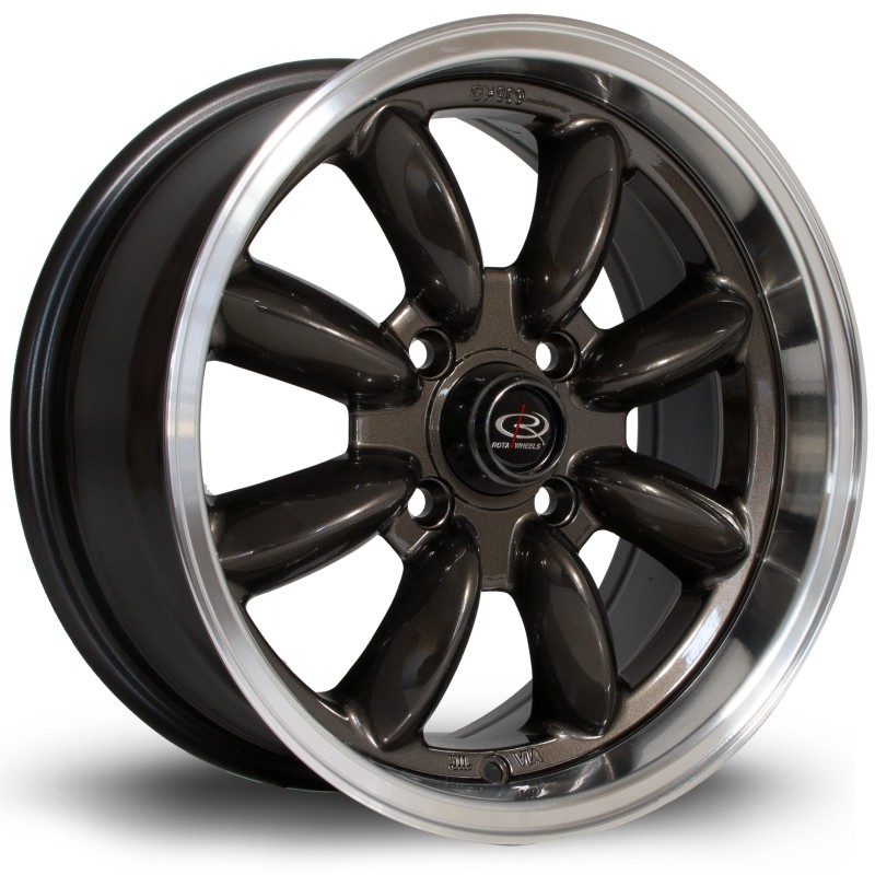 Rota RB 15x7" 4x108 ET30, Gunmetal