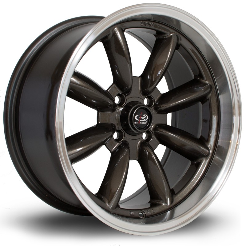 Rota RB-R 16x8" 4x100 ET10, Gunmetal