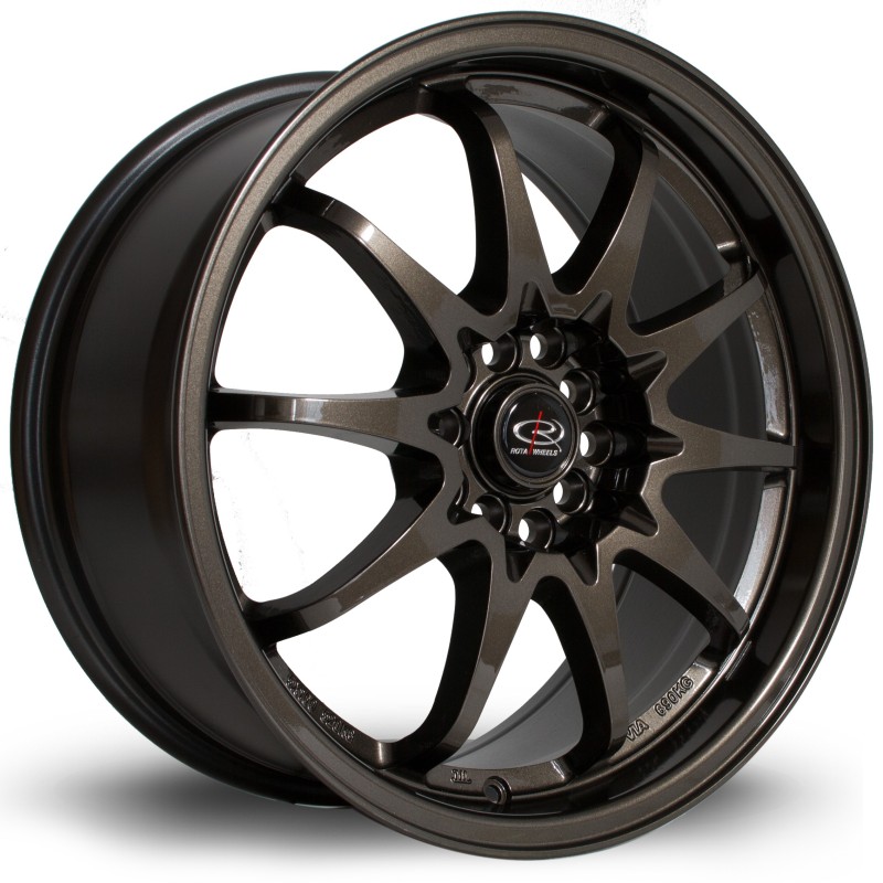 Rota Fighter 17x8" 5x100/114.3 ET48, Gunmetal