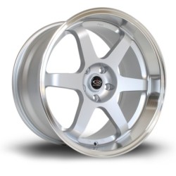 Rota Grid 19x10.5" 5x114.3 ET20, Silver, Polished Lip