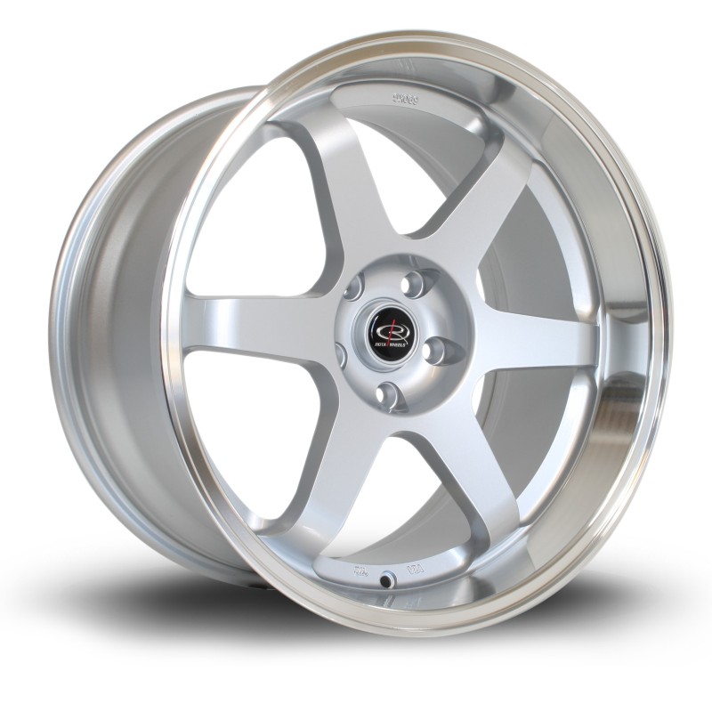 Rota Grid 19x10.5" 5x114.3 ET20, Silver, Polished Lip