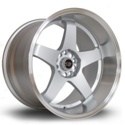 Rota GTR-D 18x12" 5x114.3 ET20, Silver, Polished Lip