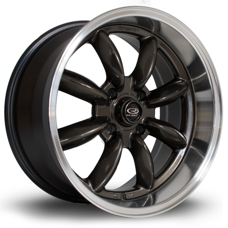 Rota RB-R 17x8.5" 4x114.3 ET4, Gunmetal