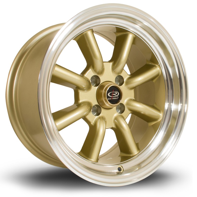 Rota RKR 15x8" 4x100 ET0, Gold
