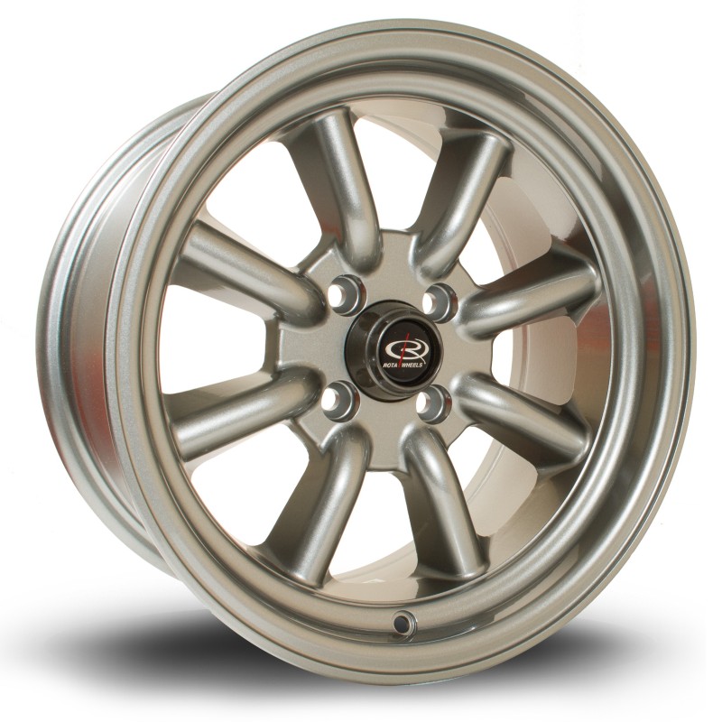Rota RKR 15x8" 4x100 ET10, Steel Grey