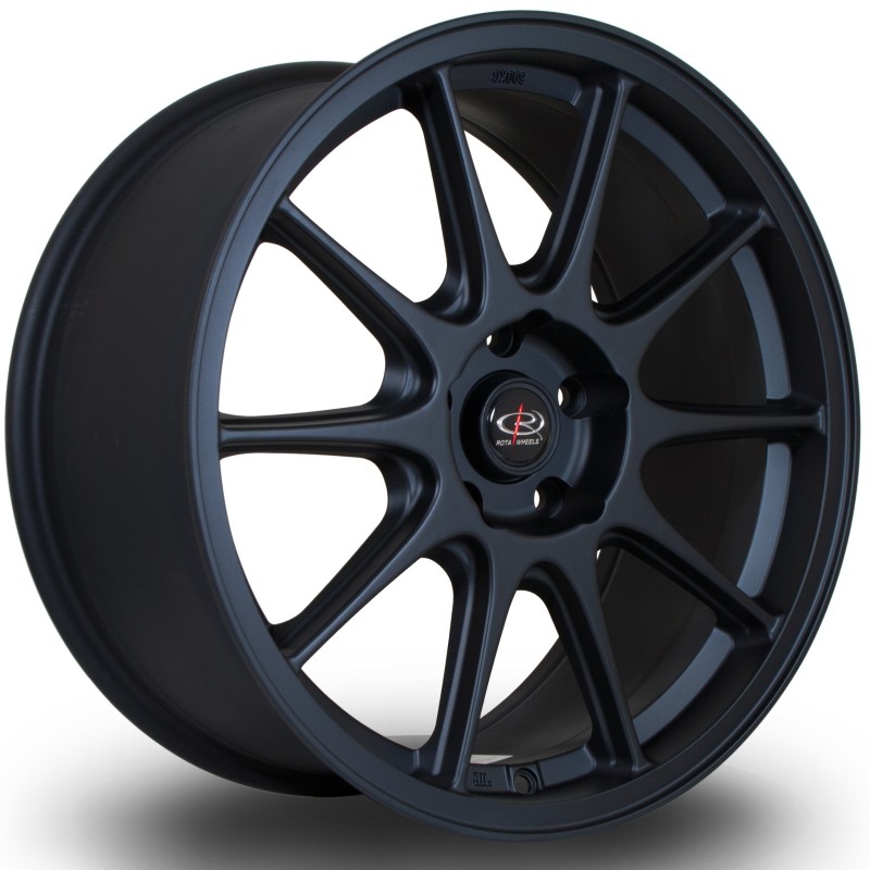 Rota Strike 18x8.5" 5x108 ET44, Flat Black
