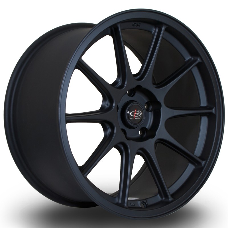 Rota Strike 18x9.5" 5x114.3 ET38, Flat Black