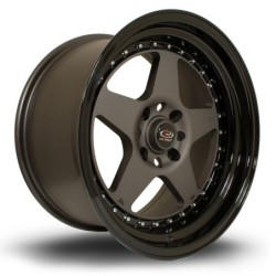 Rota Kyusha 17x9" 4x100/108 ET20, Gunmetal, Black Lip