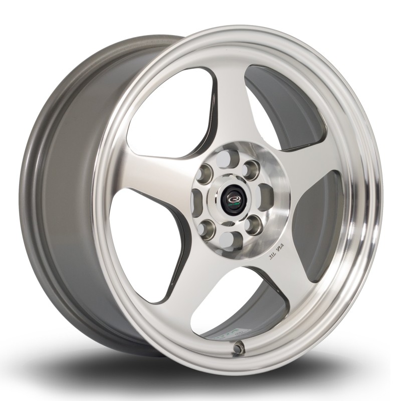 Rota Slipstream 16x7" 4x100 ET40, Polished Silver
