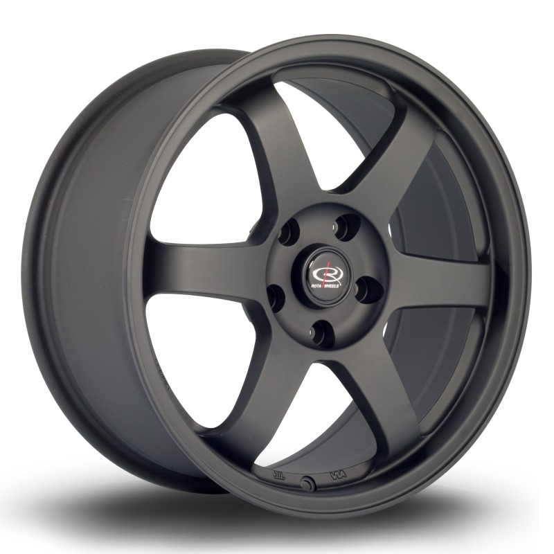 Rota Grid 17x8" 5x114.3 ET42, Satin Black