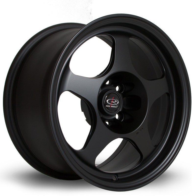 Rota Slipstream 15x8" 4x100 ET20, Flat Black