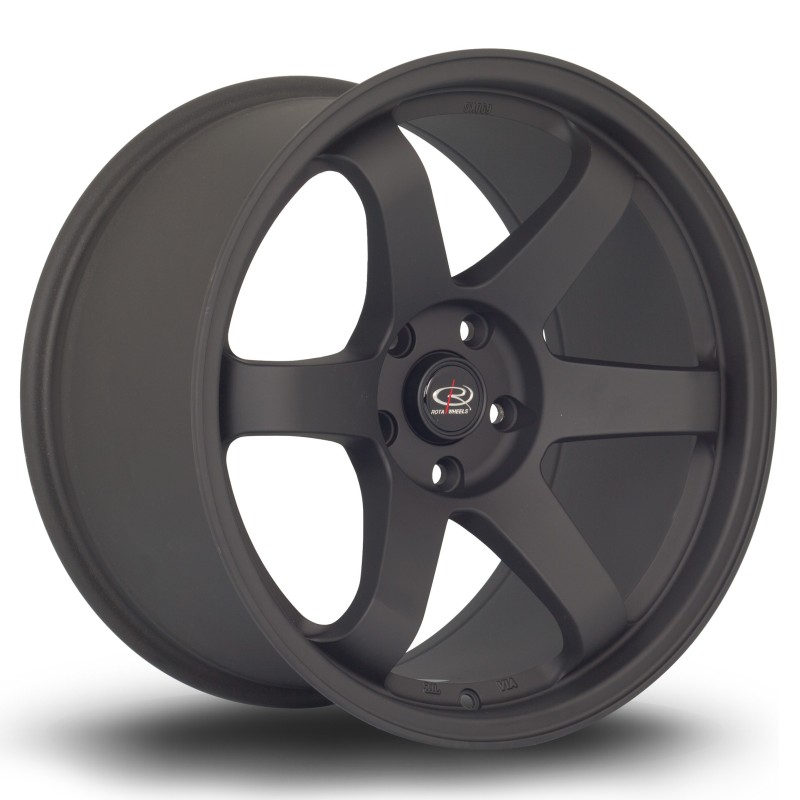 Rota Grid 18x10" 5x114.3 ET35, Flat Black