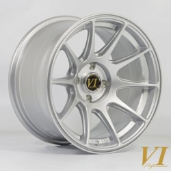 Rota BDR 15x8.25" 4x100 ET0, Silver