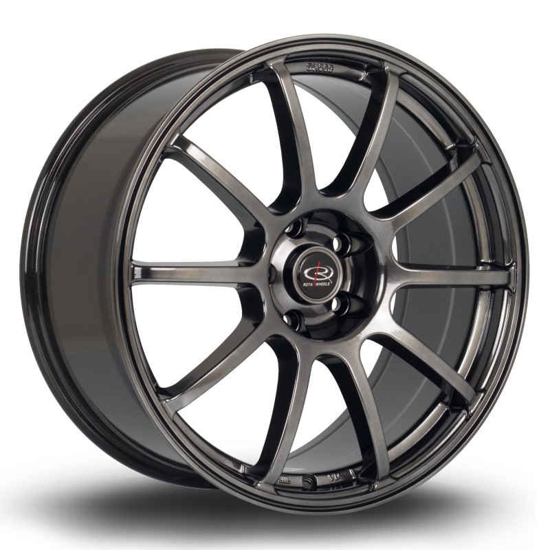Rota Force 18x8.5" 5x108 ET42, Hyper Black