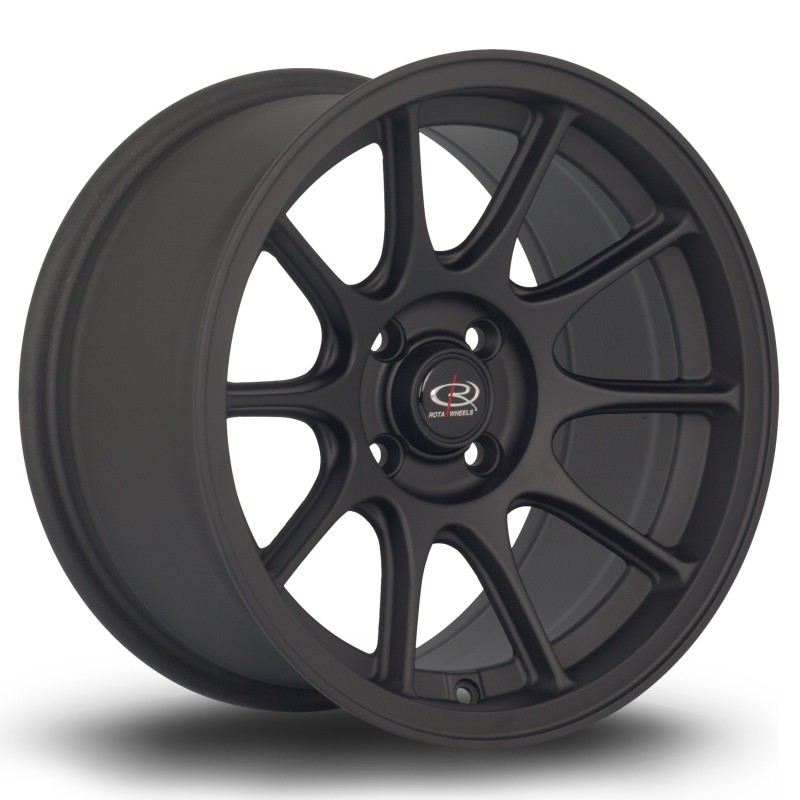 Rota Strike 15x8" 4x100 ET20, Flat Black