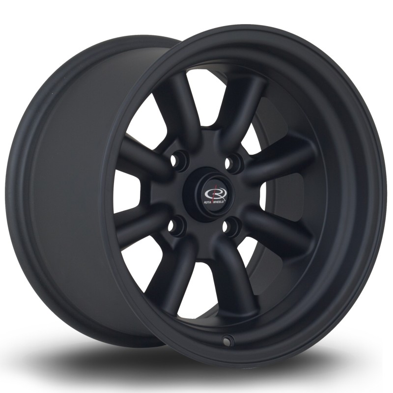Rota RKR 15x9" 4x114.3 ET0, Flat Black