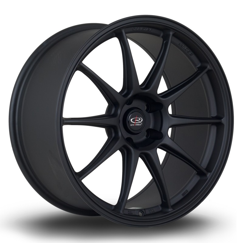 Rota Titan 19x9.5" 5x114.3 ET22, Flat Black