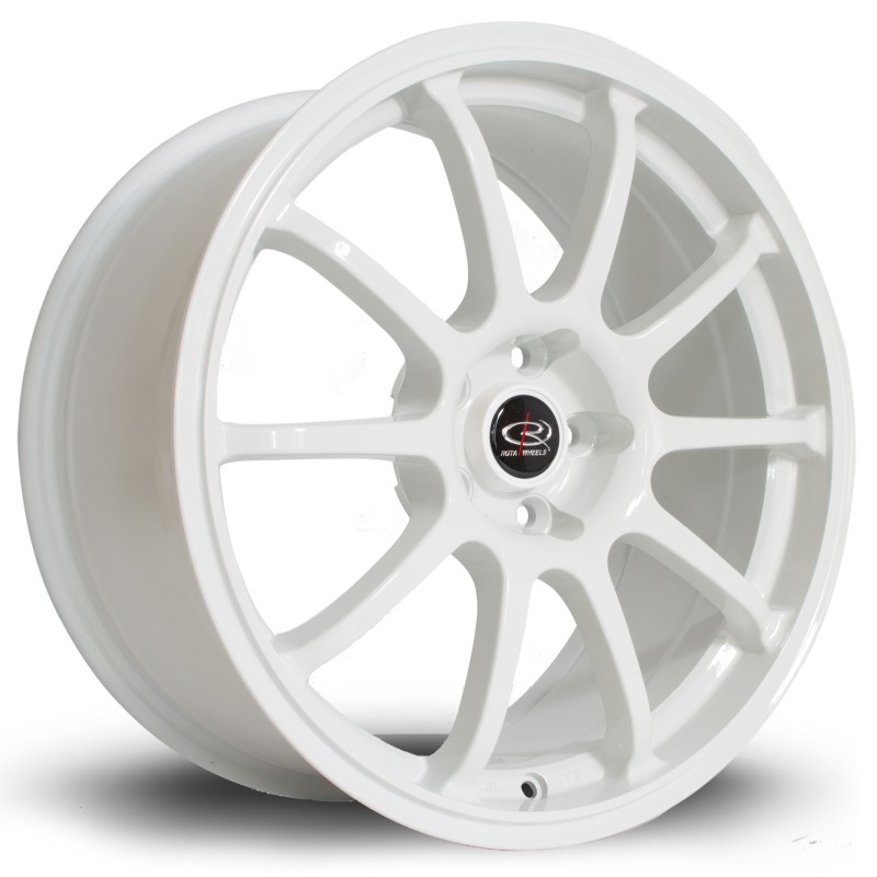 Rota Force 17x7.5" 4x100 ET45, White